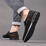 Stylish Casual New Contrast Color Large Size Men's Flats