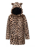 Women's Extra Warm Faux Fur Animal Ear Hooded Coats