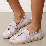 Leisure Bowknot Design Flat Slip On Loafers for Office Lady