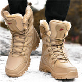 Winter Super Warm Plus Size Motorcycle Plush Boots