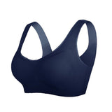 Summer Ultra-Thin Ice Silk Seamless Breathable No Steel Ring Anti-Sagging Plus Size Bra