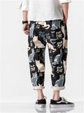 Men's Cool Cats Printed Casual Cropped Pant