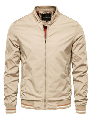 Male Popular Windproof Lightweight Thin Zipper Jacket