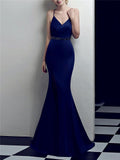 Stunning Wrap Neck Backless Sweep Train Strappy Dress for Evening Party