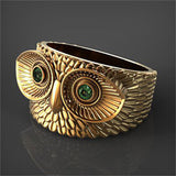 Vintage Accessories Amazing Prevailing Gold Owl Unisex Rings