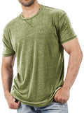 Comfortable Solid Color Casual Short-Sleeved T-Shirt