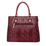 New Vintage Style Large Capacity PU Tote Bag Handbags