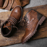 Men's Vintage Plus Size Outdoor Desert Martin Boots