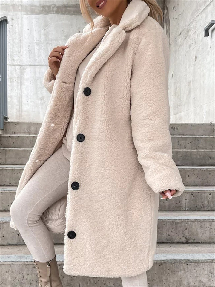 Plush Warm Thickening Winter Oversized Coats For Ladies