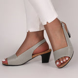 Elegant Low Chunky Heel Wedge Platform Sandals for Women