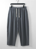 Men's Summer Comfy Cropped Linen Pants