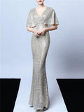 Stunning Sequined Illusion Neckline Mother of the Groom Dresses