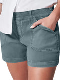 Women's Simple Trendy Thin Stretch Casual Shorts