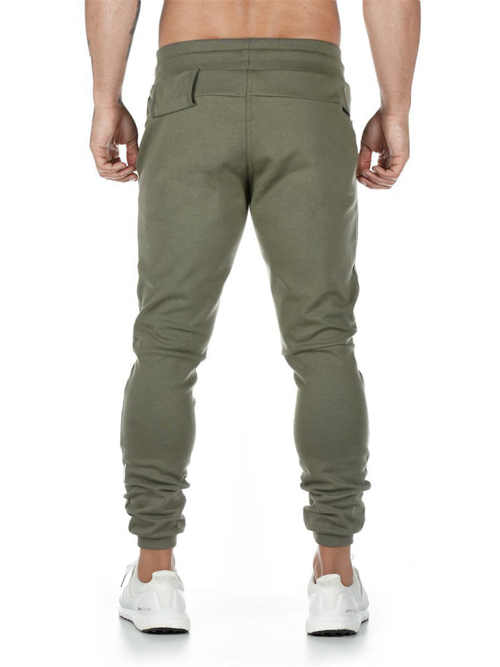 Men's Close-fitting Solid Color Fitness Sports Pants