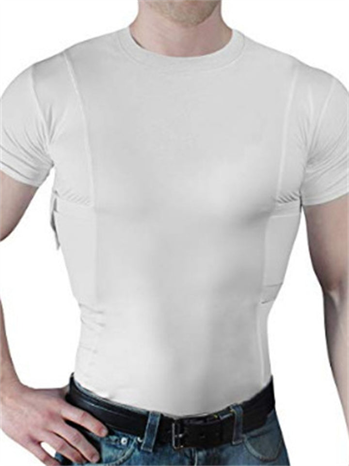 Men's Fit Simple Comfortable Hidden Holster T-shirt