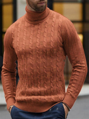 Men's Turtleneck Pullover Sweater