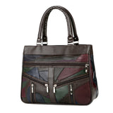 New Vintage Style Genuine Leather Bags Women Top-Handle Handbags