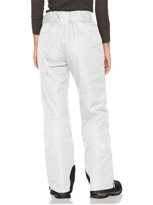 Ladies Fit Slim Pocket Solid Color Waterproof Windproof Pants