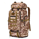 Men's Outdoor Camping Extra Large Military Camouflage Travel Backpack