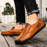 Men's Casual Breathable Solid Color Loafers