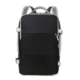 Women's Waterproof Zipper Up Oxford Cloth Travel Backpack