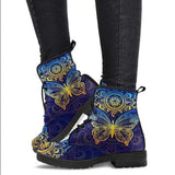 Creative Printed Lace Up Non-Slip Short Boots