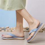 Breathable Soft Sole Solid Color Flip-Flops