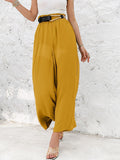 Women's Summer Ultra Soft High Waist Pockets Flowing Wide Leg Pants