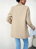 Temperament Open Front Office Blazer Coat for Lady