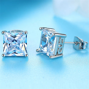 Unisex Pretty Simple Square Hollow Out Earrings