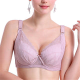 Women's Plus Size Minimizer Busty Lace Bras - Blue