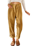 Women's High Waist Corduroy Pants