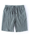 Mens Loose Casual Summer Linen Board Shorts