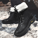 Girl's Waterproof Mid-Calf Keep Warm Short Plush Snow Boots