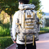 Men's Outdoor Camping Extra Large Military Camouflage Travel Backpack