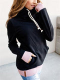 Women's Sports Sweet Long Sleeve Pullover Front Pocket Hoodies