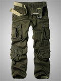Autumn Multi Pockets Pure Cotton High Quality Cargo Pants for Men
