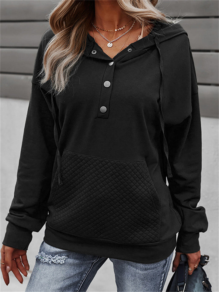 Women's Fashion Large Size Long Sleeve Pullover Hoodies