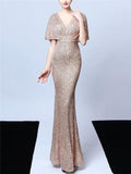 Stunning Sequined Illusion Neckline Mother of the Groom Dresses