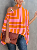 Summer Fashion Short Sleeve Printed Blouses