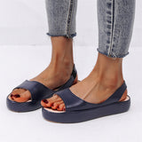 Simple Solid Color Lightweight Sandals for Ladies