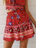 Trendy Bohemian Style Printed Skirts