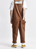 Men's Cool Street Style Multi-Pocket Cargo Jumpsuit
