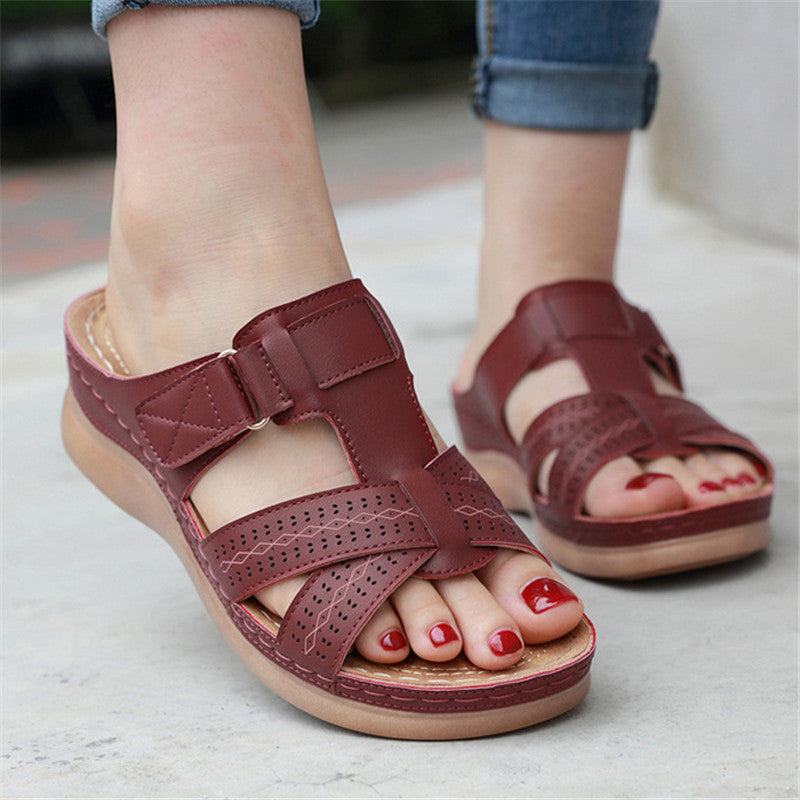 Comfort Soft Wedge Heel Beach Sandals for Women