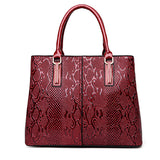 New Vintage Style Large Capacity PU Tote Bag Handbags