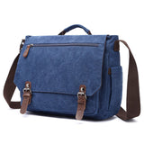 Male Canvas Business Briefcase Crossbody Handbags