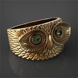 Vintage Accessories Amazing Prevailing Gold Owl Unisex Rings