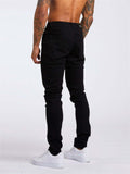 Trendy Skintight Mid-waisted Slim Men's Jeans for Sports