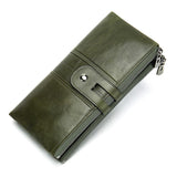 Anti-Theft RFID Blocking Vintage Cash Cards Wallets For Women