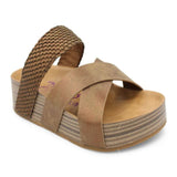 Casual Cross Strap Thick Sole Fisherman Sandals for Women